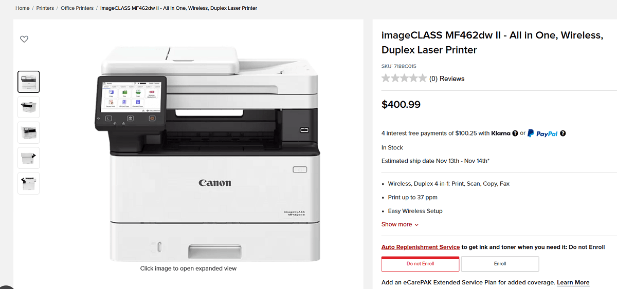 Canon imageCLASS MF462dw II